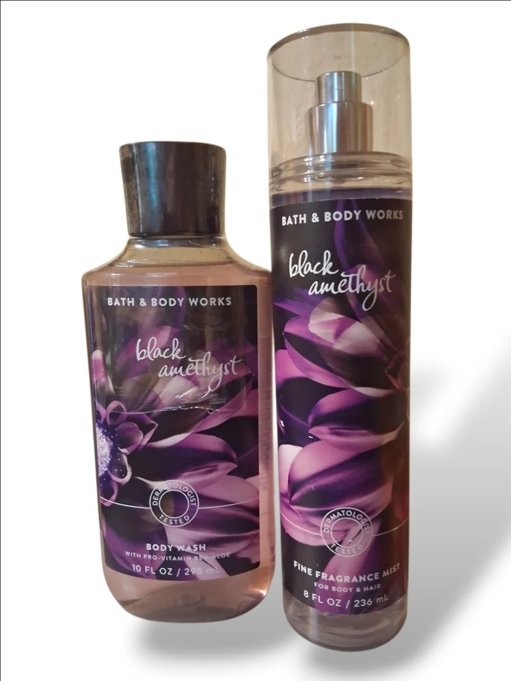 Bath & Body Works Black Amethyst Body Wash & Fragrance Mist Set